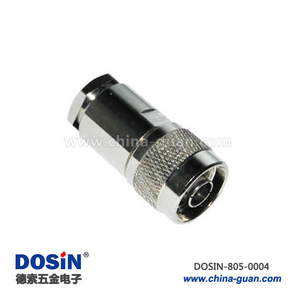rg59電纜n型射頻同軸連接器直式螺紋鎖緊式公頭RG58_RG6 rg59電纜n型射頻同軸連接器直式螺紋鎖緊式公頭RG58_RG6
