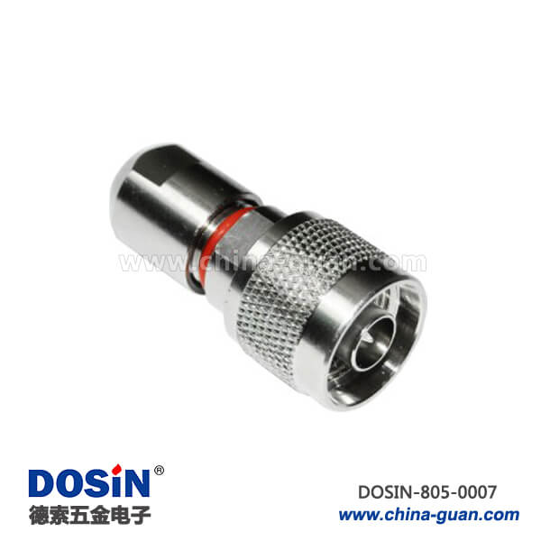 n型連接器male直式螺紋鎖緊式射頻同軸連接器 n型連接器male直式螺紋鎖緊式射頻同軸連接器
