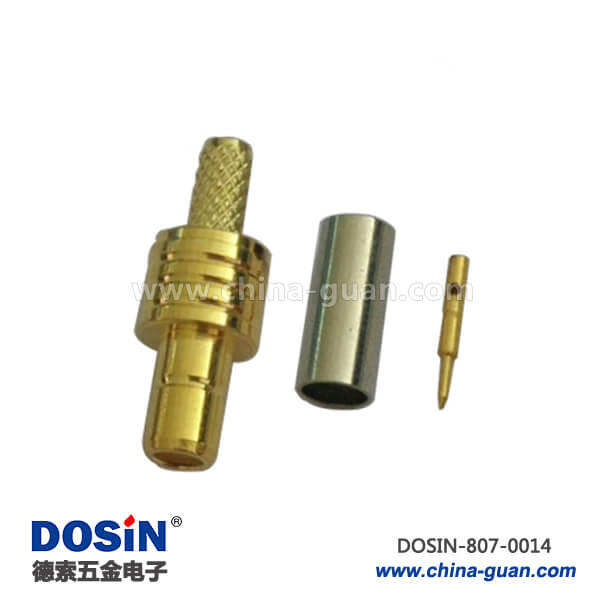 射頻同軸連接器 smb直式母頭壓接線纜RG316 射頻同軸連接器 smb直式母頭壓接線纜RG316