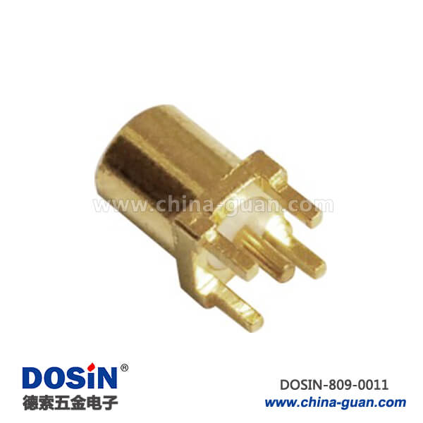 電路板連接器mcx射頻同軸 直式鍍金PCB板端 電路板連接器mcx射頻同軸 直式鍍金PCB板端