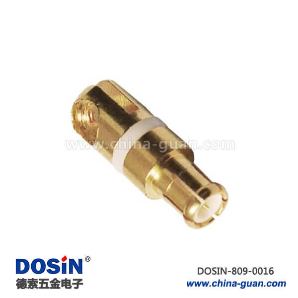 射頻連接器 mcx直式同軸鍍金mcx接頭 射頻連接器 mcx直式同軸鍍金mcx接頭