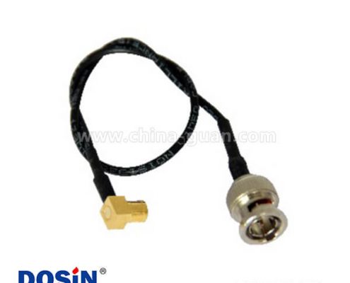 bnc直公頭rg174射頻同軸線材接mcx彎頭