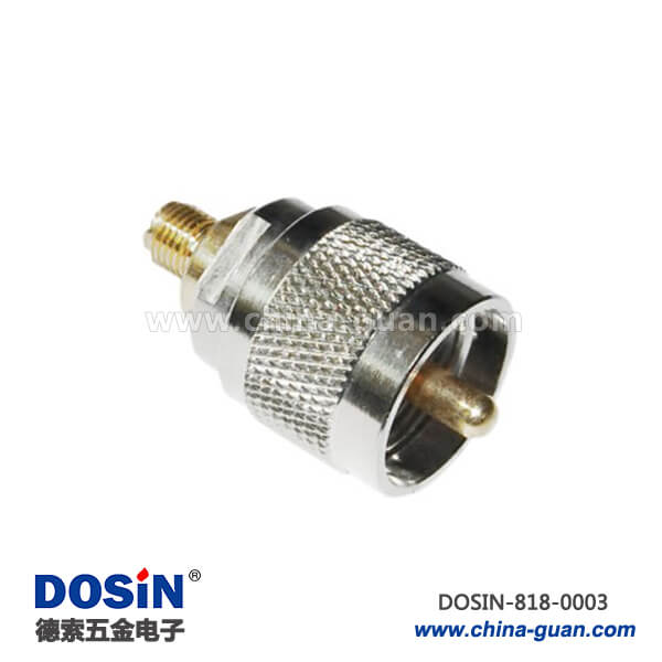 818-0003 射頻轉接頭SMA母頭轉UHF公頭