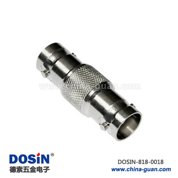 818-0018 同軸 bnc母頭轉BNC射頻母頭轉接頭