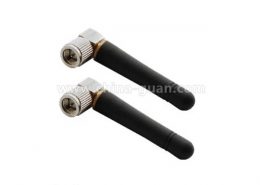 無線gsm外置天線黑色外殼接n型公頭彎式連接器