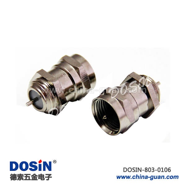 803-0106 f 型連接器轉接頭公頭轉接F 母頭
