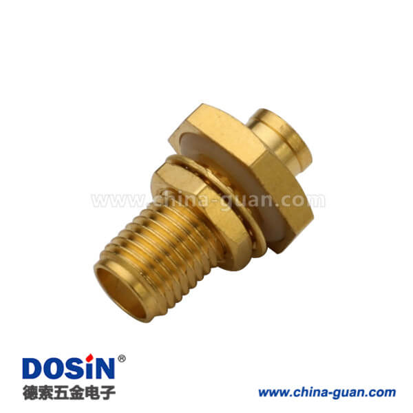 DOSIN-806-1008 sma防水直式穿墻線纜UT141連接器接頭母頭