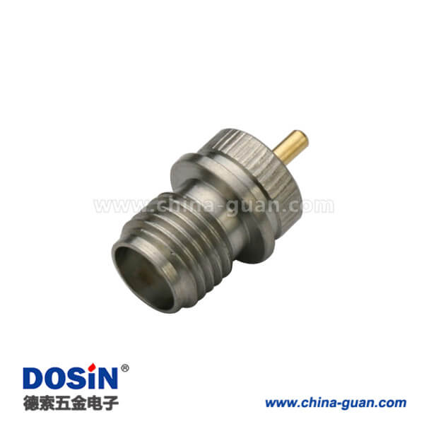 DOSIN-806-1063 SMA不銹鋼直式50ohm接頭母頭面板安裝式