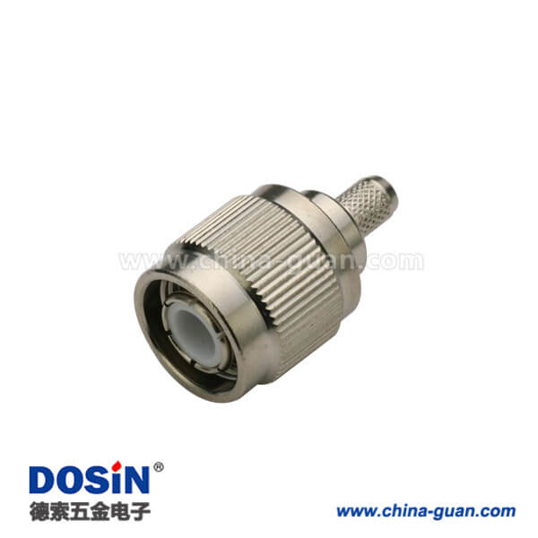 DOSIN-802-1006 tnc射頻連接器反極直式插頭壓接同軸線纜RG400