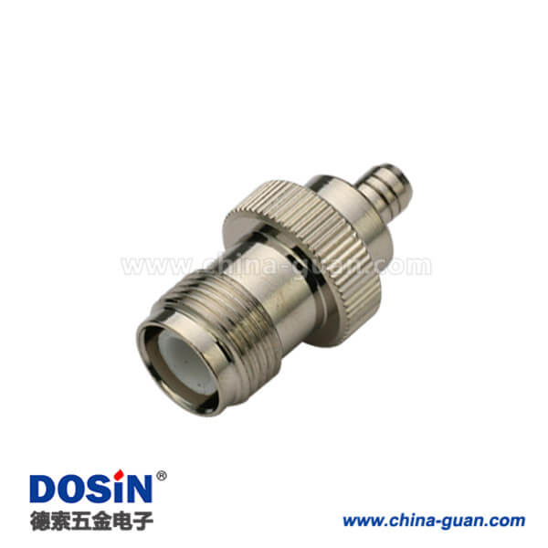DOSIN-802-1010 tnc型連接器直式母頭焊接接線UT141同軸線纜