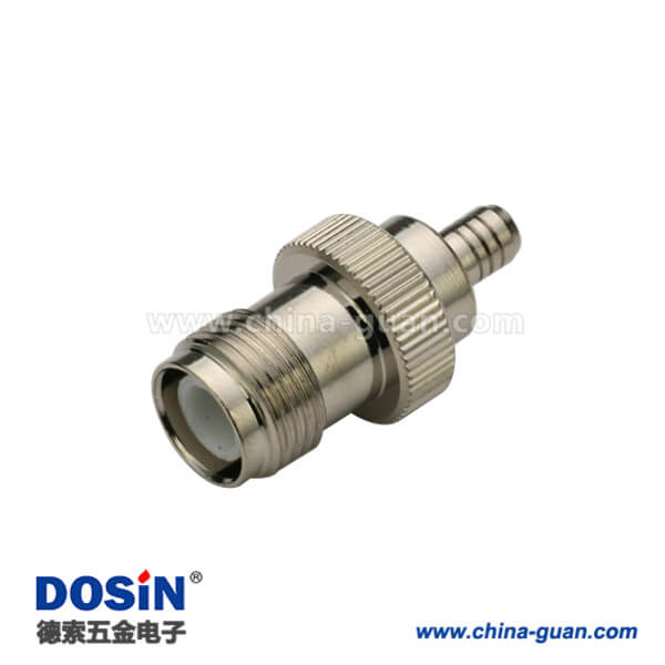 DOSIN-802-1011 tnc接頭母頭壓接直式同軸線纜接線RG316