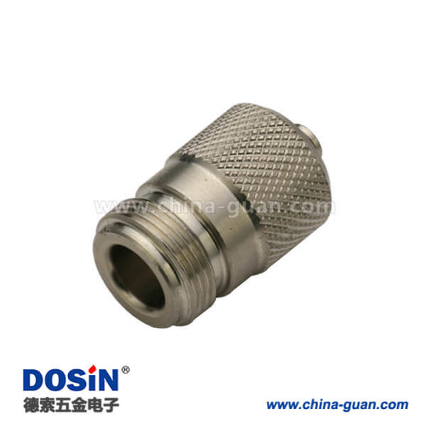 DOSIN-805-1010 N頭母頭直式焊接連接線UT141射頻同軸連接器