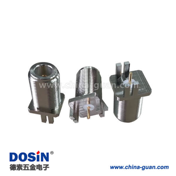 DOSIN-805-1046 n系列母頭直式穿墻式邊緣卡板有線電視連接器