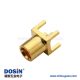 mcx直插式鍍金面板安裝母頭優質射頻同軸連接器