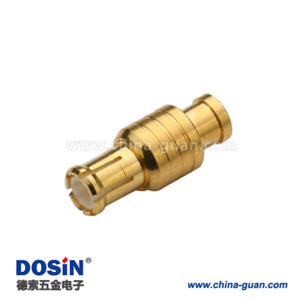DOSIN-809-1007 mcx連接器直式公頭接UT085,RG405同軸電纜