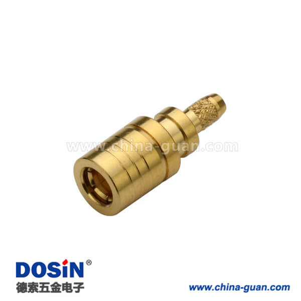 626-0207 smb壓接直式公頭線纜RG178射頻同軸連接器