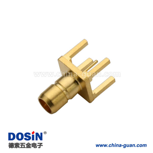 626-0229 SMB直插鍍金母頭射頻pcb連接器直插連接器