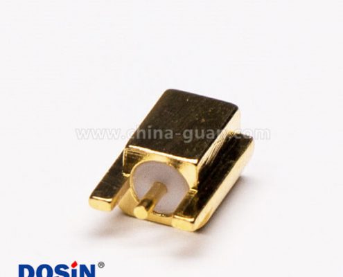 1-1 貼片mcx射頻接頭母頭直式鍍金接PCB板