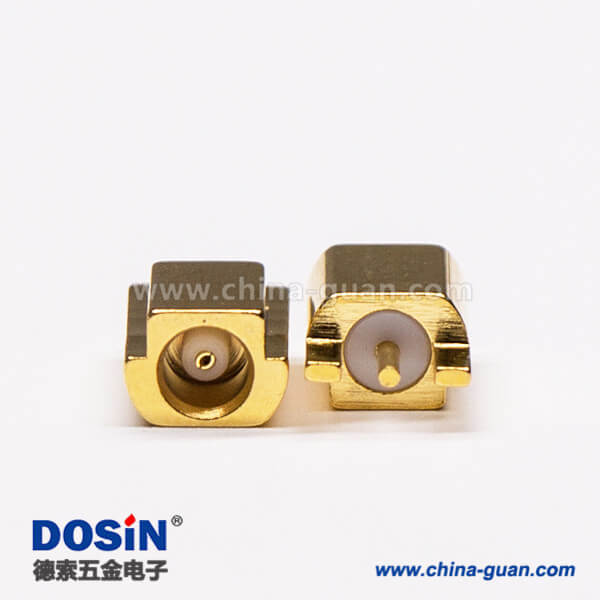 1-3 貼片mcx射頻接頭母頭直式鍍金接PCB板