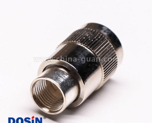 14-1 uhf公頭同軸線纜螺母鎖緊帶滾花紋