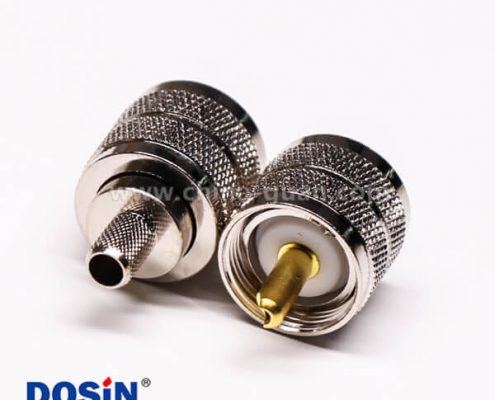 16-2 uhf型射頻同軸連接器直式公頭UHF-C-4