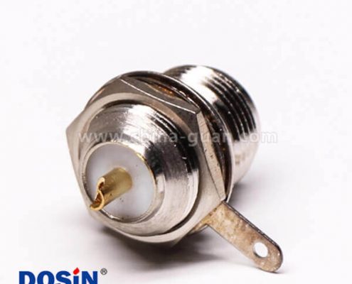 18-2 uhf母頭單邊前鎖穿墻直式UHF-KY板端連接器