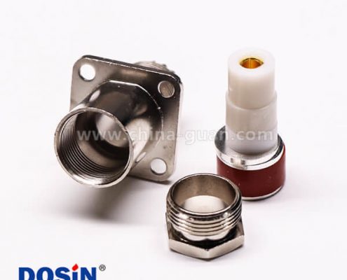 23-3 uhf母頭法蘭安裝UHF-KF7直式接面板