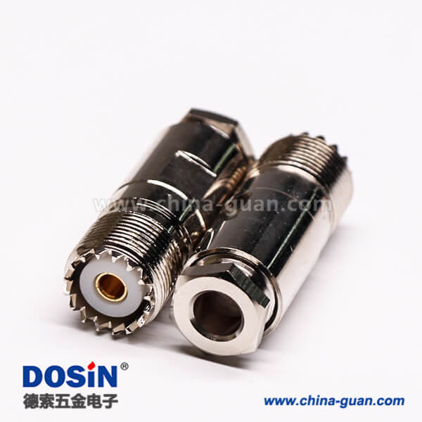 26-4 uhf同軸連接器UHF-K27直式螺母鎖緊接線