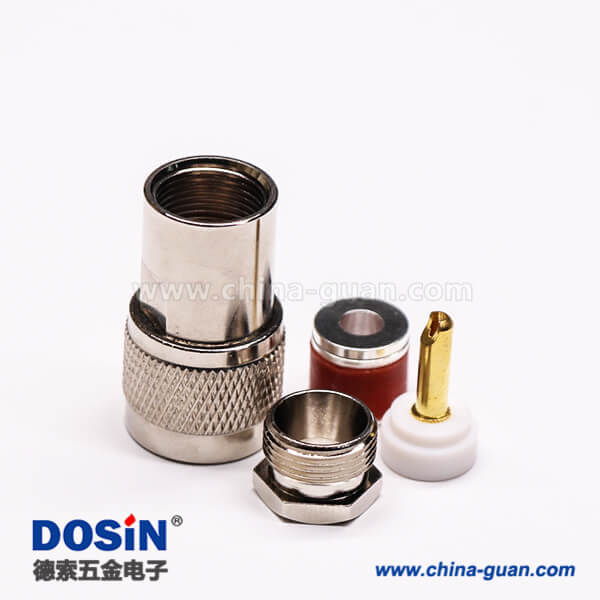 30-3 uhf公頭直式同軸線纜螺母鎖緊式UHF-J27