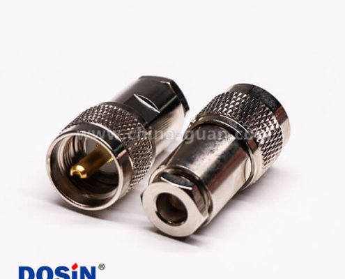 30-4 uhf公頭直式同軸線纜螺母鎖緊式UHF-J27