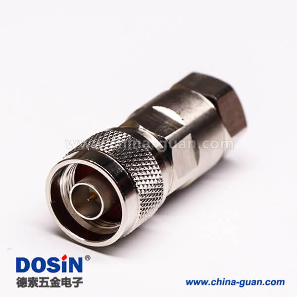 33 N型直公180度螺母鎖緊式射頻同軸連接器