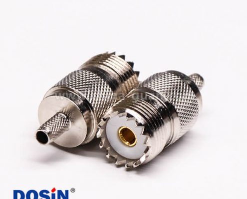 34-2 uhf同軸連接器直式母頭壓接式線端