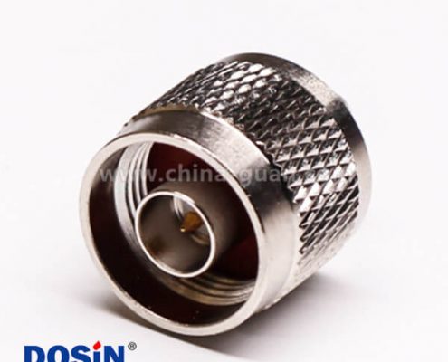 49 n型公頭接頭直式壓接式連接器接同軸線纜