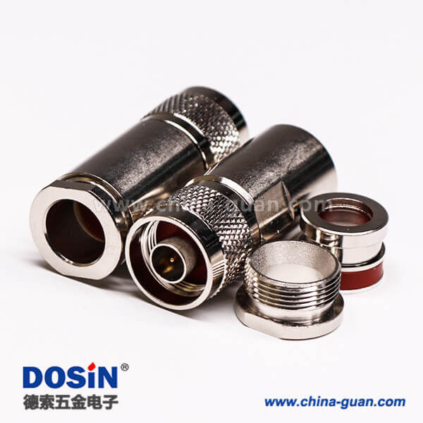 53-3 優質射頻同軸連接器N型直式公頭螺母鎖緊