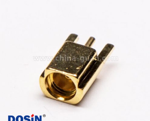 6 MMCX沉板式母座直式接PCB板鍍金