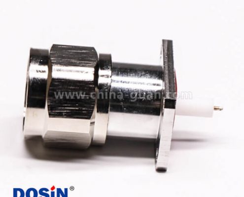 60-3 n型射頻同軸法蘭連接器公頭帶防水圈