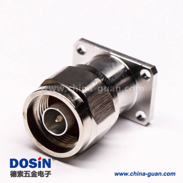 60 n型射頻同軸法蘭連接器公頭帶防水圈