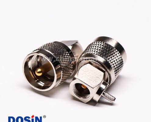 8-2 uhf公頭彎式金針UHF-C-JW3壓接同軸線纜