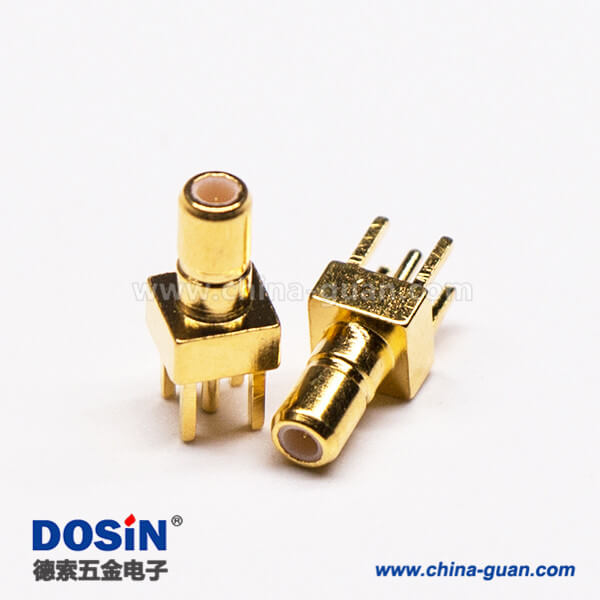 1-3 SSMB直式連接器PCB電路板直插鍍金母頭