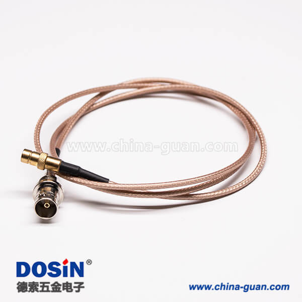 24 SMB轉BNC射頻線直式母轉母組裝線材
