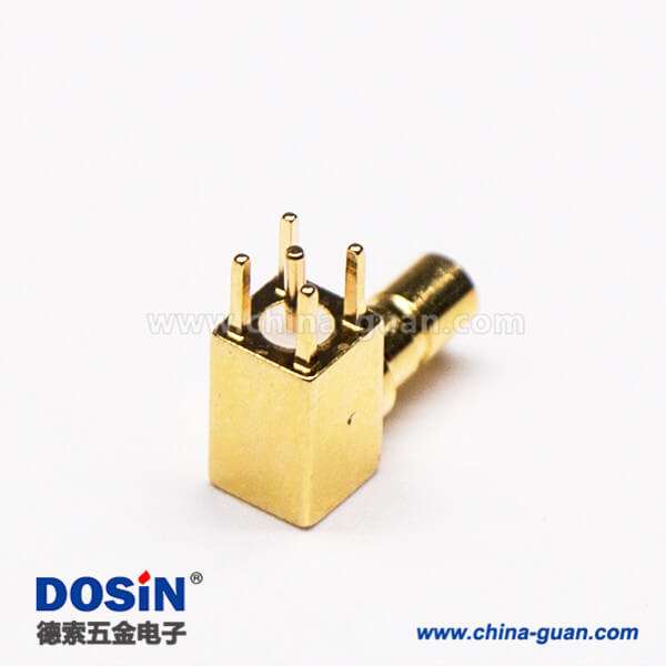 4-1 SSMB母頭連接器RF連接器PCB板端彎插