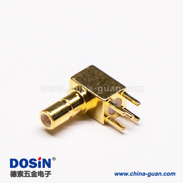 4-2 SSMB母頭連接器RF連接器PCB板端彎插