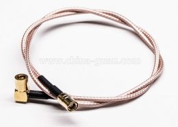 SMB射頻線SMB彎式90度公頭轉SMB直式公頭接RG179線