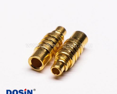 9-3 MMCX焊接公頭直式接同軸線纜鍍金