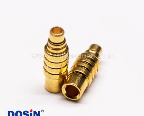 9-4 MMCX焊接公頭直式接同軸線纜鍍金