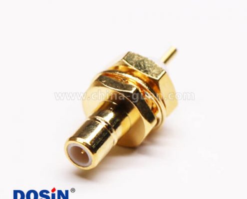 SMB同軸連接器母頭直式焊接接線