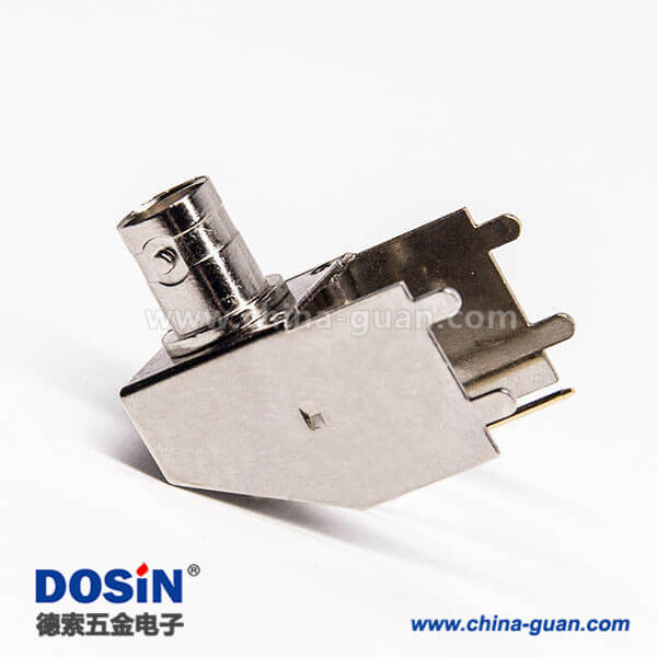 47 bnc母接口彎式90度插PCB板