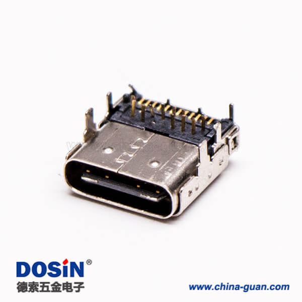 1 type c接口USB3.0母座彎頭前插板后貼板