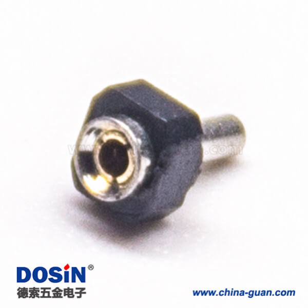 11 2.54間距圓孔母座1pin180度連接器30pcs