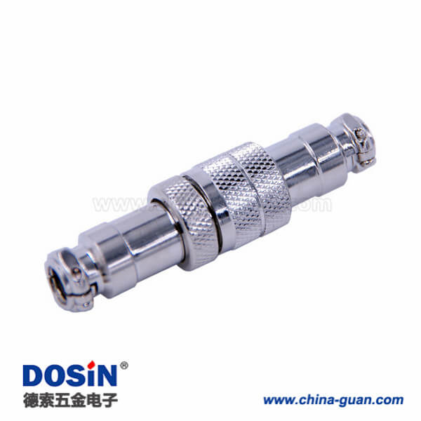 16-2 9芯航空插頭GX16直式公頭母頭電纜式連接器